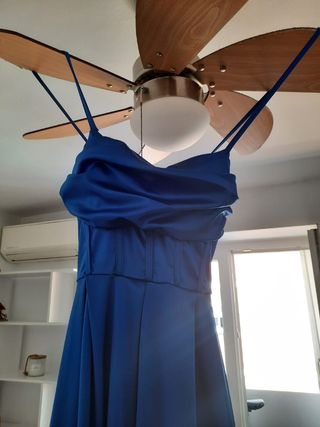 Vestido fiesta azul eléctrico nuevo