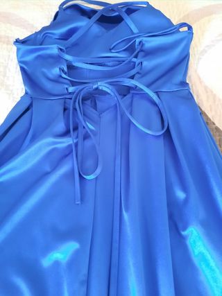 Vestido fiesta azul eléctrico nuevo