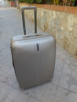 Maleta Grande Gris/Plateada