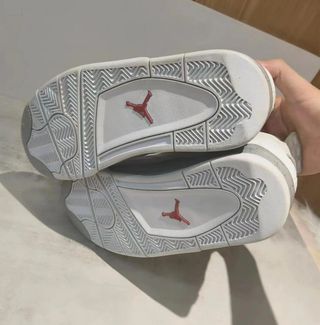 Jordan 4 Retro White Oreo Talla 45