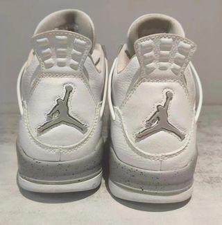 Jordan 4 Retro White Oreo Talla 45