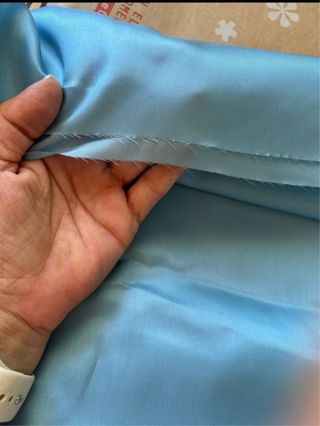 6 metros forro azul celeste para traje de fallera