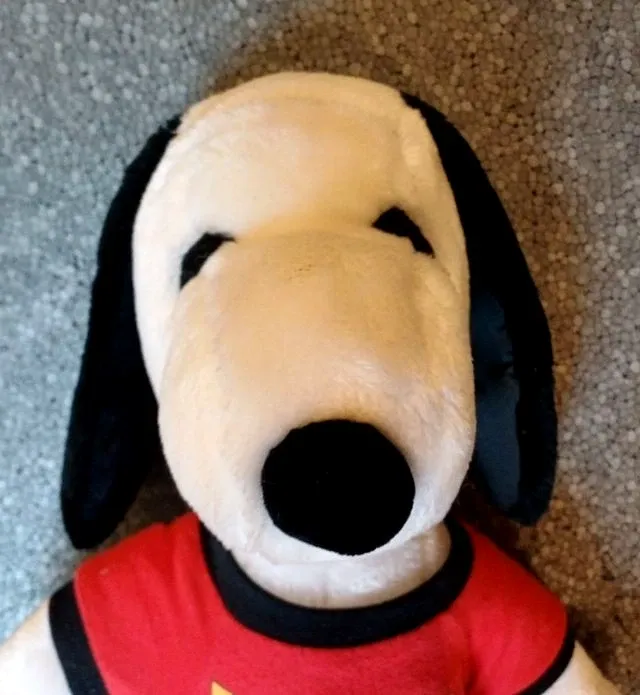 Peluche Snoopy Kinder Ferrero Vintage 50 cm