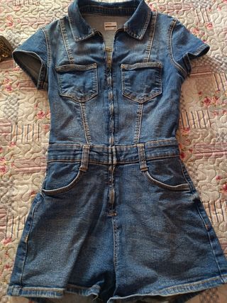 Peto vaquero Bershka talla M