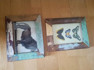 Marcos de fotos madera tropical sin estrenar