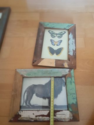 Marcos de fotos madera tropical sin estrenar