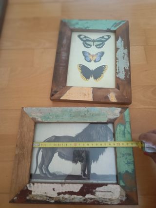 Marcos de fotos madera tropical sin estrenar