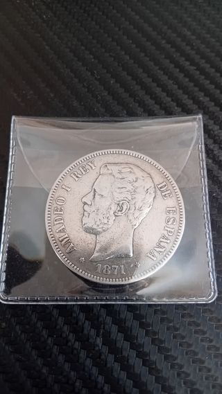 Moneda Amadeo I Rey de España 1871
