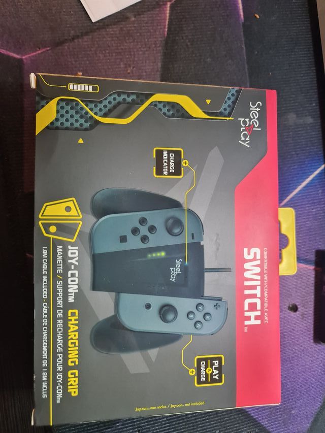 Base Carga jugable SteelPlay para Switch (sellado)