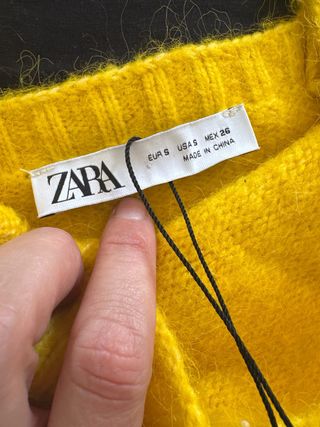 Top amarillo Zara nuevo
