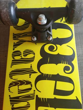 Monopatín Skate Oxelo Amarillo Skateboard, sin uso