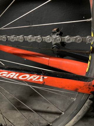 Bicicleta Fixie Roja GALOFIX.