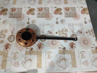 Pentola in rame per castagne