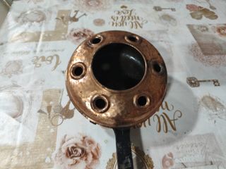 Pentola in rame per castagne