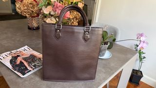 Bolso Louis Vuitton Epi Cuero Marrón y guardapolvo