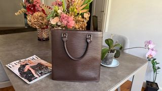 Bolso Louis Vuitton Epi Cuero Marrón y guardapolvo