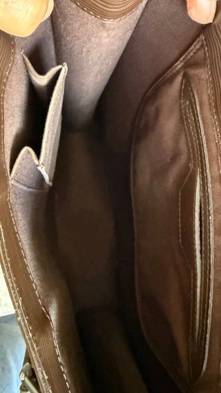 Bolso Louis Vuitton Epi Cuero Marrón y guardapolvo