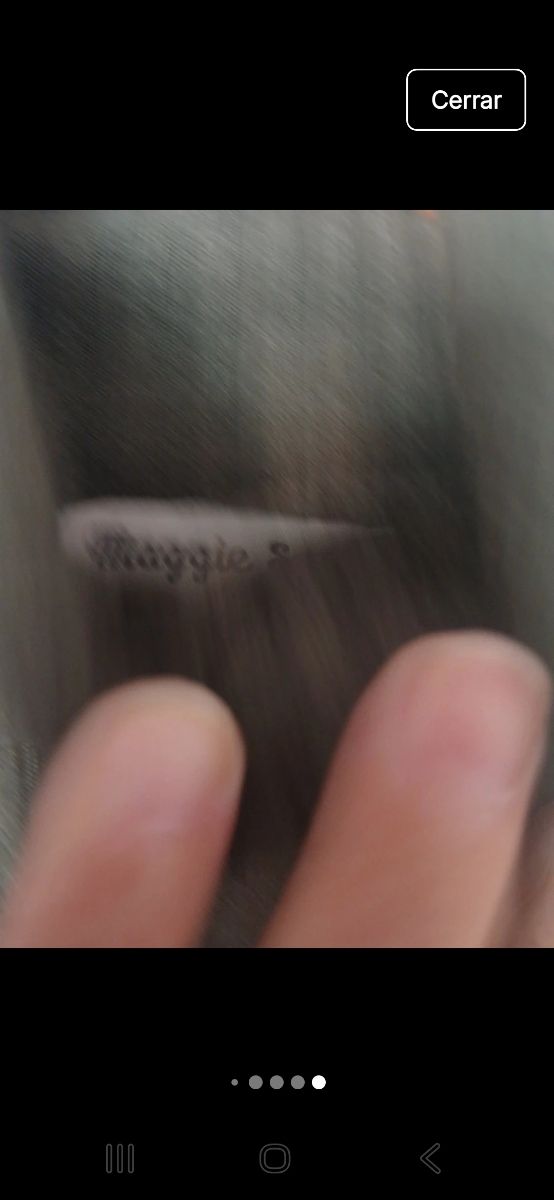 Vestido de punto verde caqui talla S