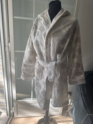 Albornoz niña algodón talla M