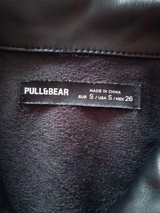 Peto largo Pull&Bear negro