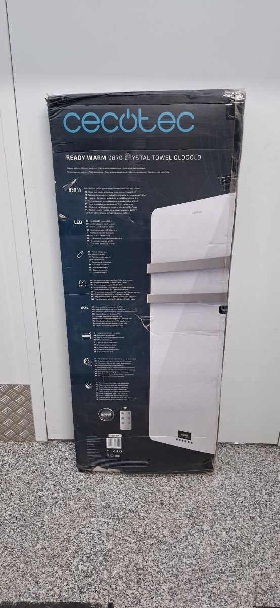 TOALLERO ELECTRICO CECOTEC READY WARM 9870 CRYSTAL