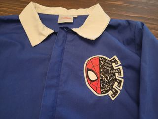 Grembiule Spiderman Blu Bambino