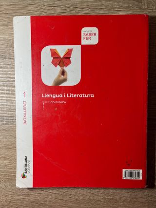 LLENGUA I LITERATURA SERIE COMUNICA 1 BTX SABER...