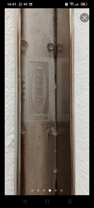 Soportes de baldas Ikea metálicos