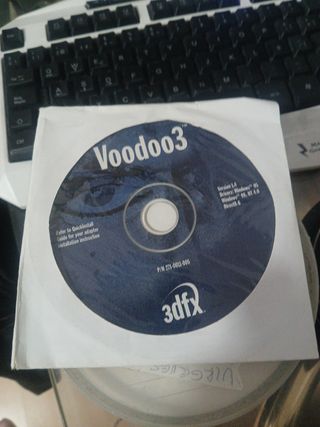 Voodoo III 3000 16MB AGP y CD VOODOO3 ver 1.4