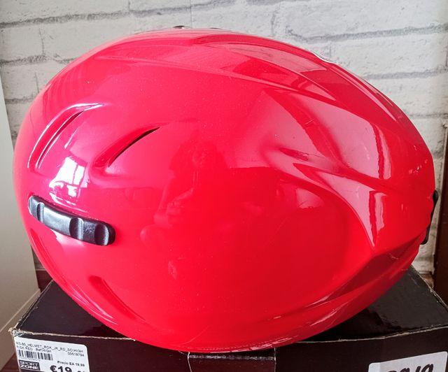 Casco Esquí Niñ@ Rojo Talla S