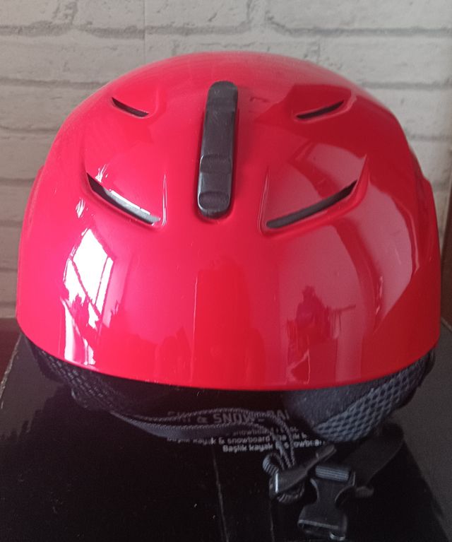 Casco Esquí Niñ@ Rojo Talla S