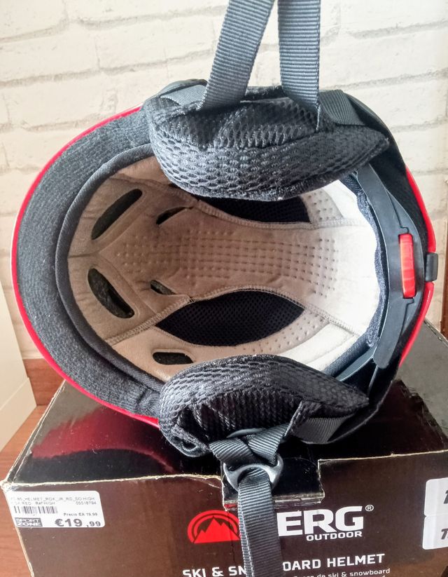 Casco Esquí Niñ@ Rojo Talla S