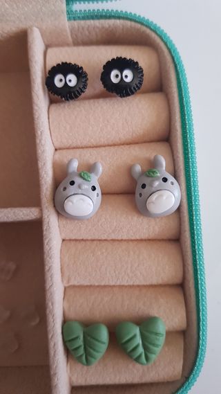 Joyero Studio Ghibli con Collar y Pendientes