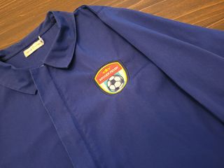 Grembiule bambino calcio blu