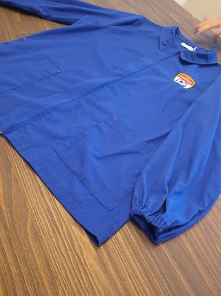 Grembiule bambino calcio blu