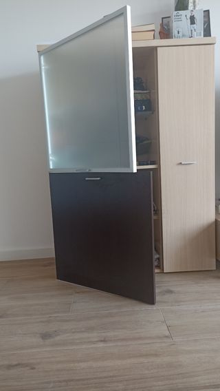Mueble Comedor con Botellero Madera y Cristal
