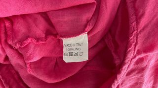 Mono largo lino fucsia