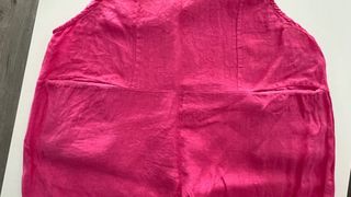 Mono largo lino fucsia