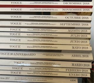 12 revistas Vogue año 2018