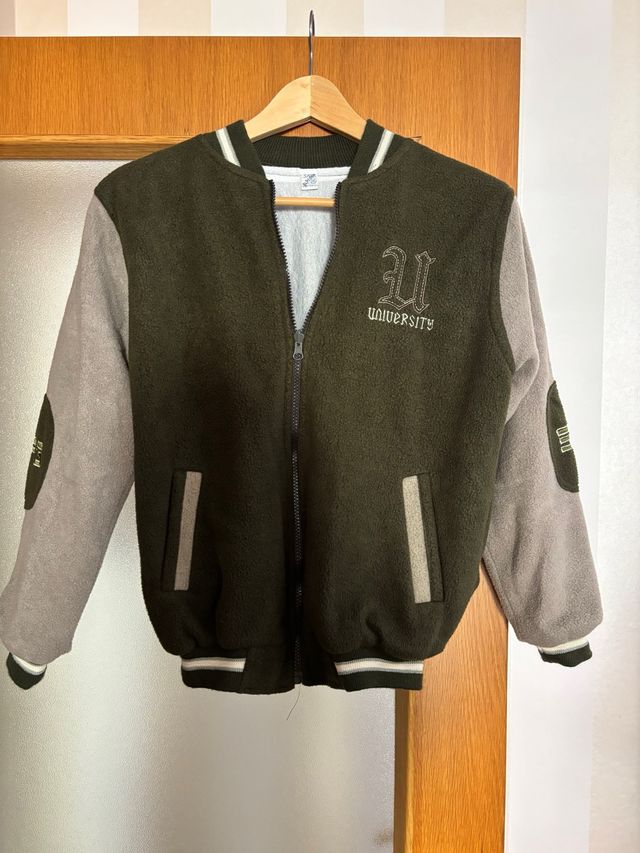 Chaqueta bomber niño verde