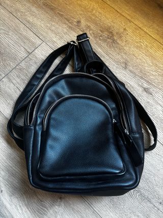 Mini mochila Pull&Bear negra