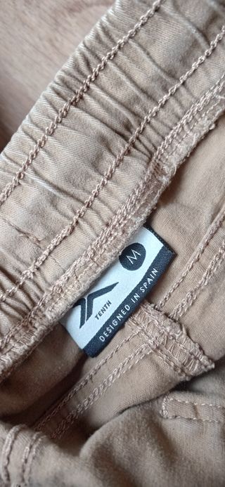 Pantalones Cargo Beige y Gris
