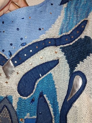 Jersey punto VINTAGE ALGODÓN PURO