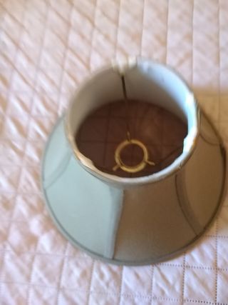 Cúpula para abajur em tecido bege