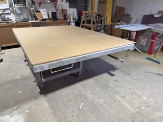 Mesa de cristalero industrial