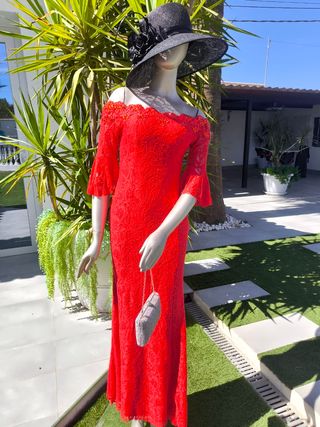 Vestido de fiesta rojo