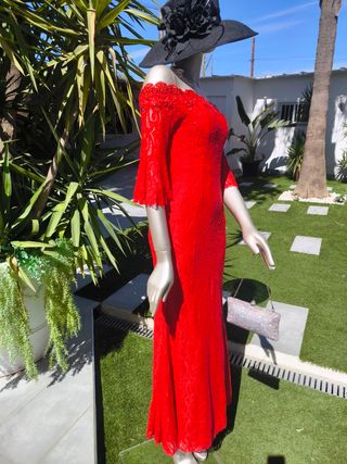 Vestido de fiesta rojo