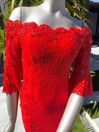 Vestido de fiesta rojo