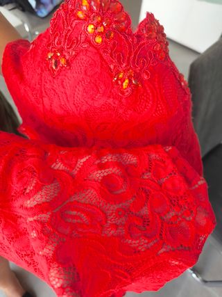 Vestido de fiesta rojo