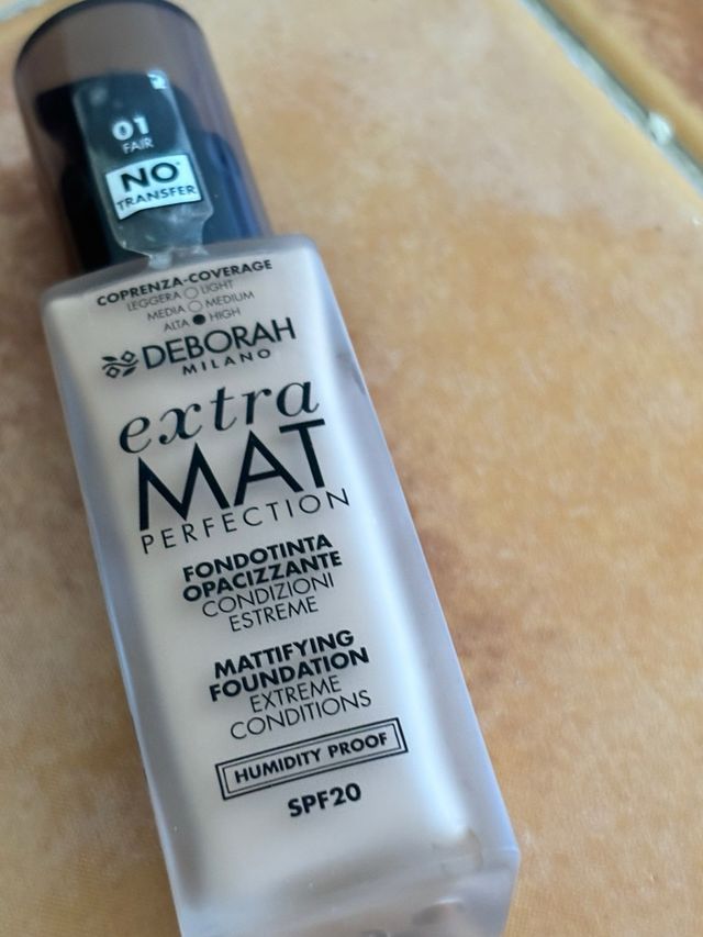 Base Maquillaje Deborah Milano Extra Mat Perfectio